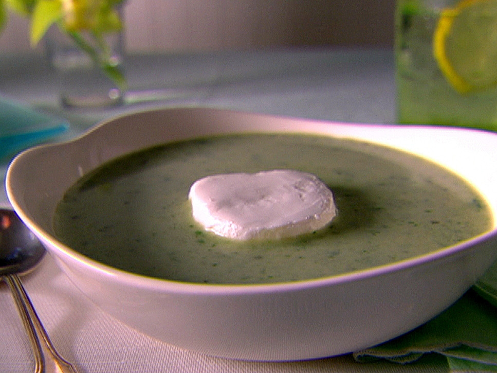 image of Creamy Rocket and Lettuce Soup recipe by Food Network